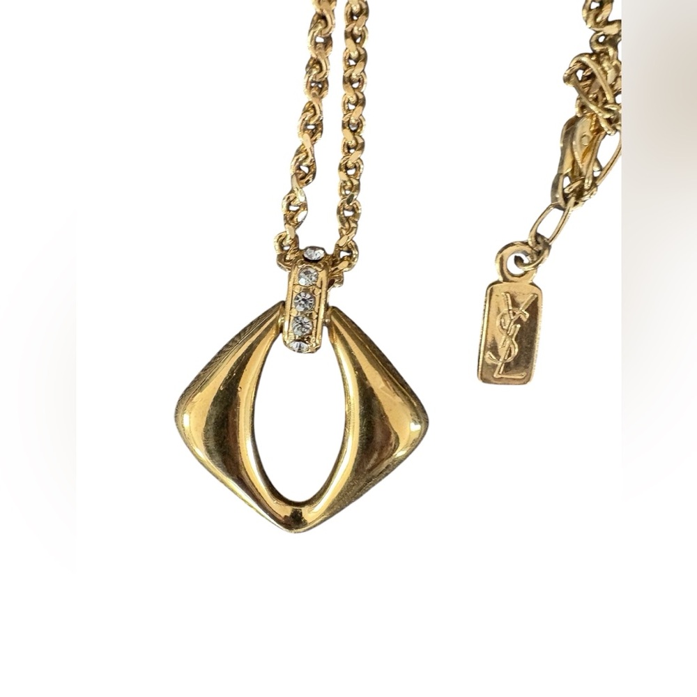 YSL Yves Saint Laurent VINTAGE NECKLACE - Picture 3 of 6